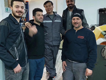 تحديث معدات طلاء مخصصة لعميل روسي